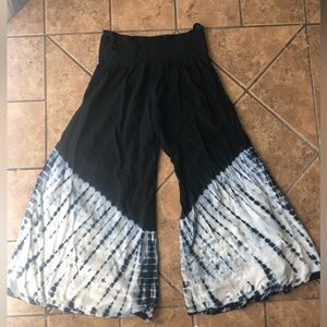Tie-dye🪬Bohemian Beach Coastal Style Ombre Wide Leg Pants